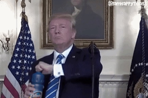 Trump Drinking