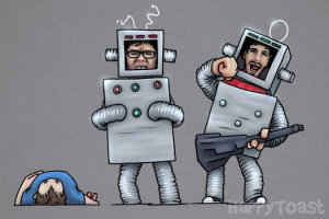 Flight of the Conchords Robots