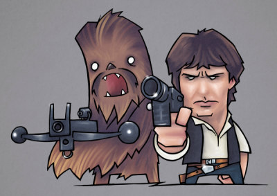 Han and Chewie 