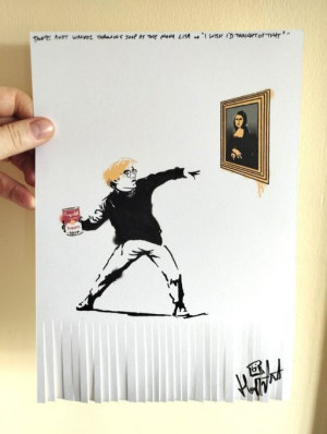 Banksy Warhol Mona