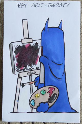 Batman Day Art Therapy 